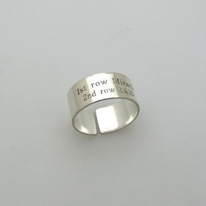 Personalized Ring For Women & Men -..