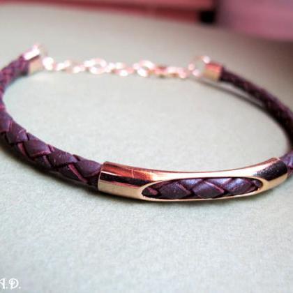 Leather Bracelet for Men - Elegrant..