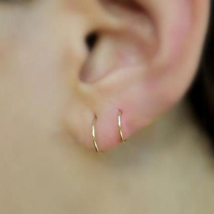 Tiny Earrings For Cartilage, Endless, Tragus,..