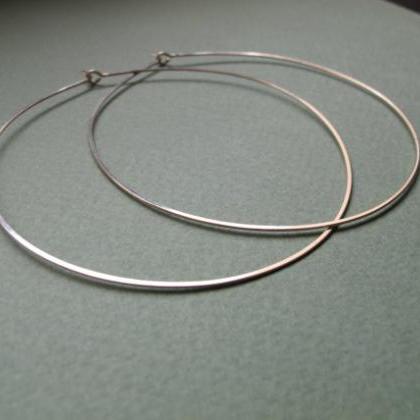 Gold Hoop Earrings - Lightweight Hoops In Gold..