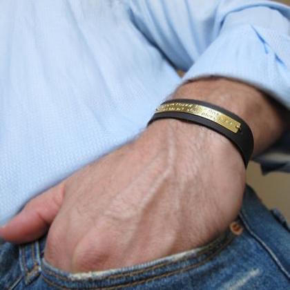 Personalized Mens Bracelet - Custom..